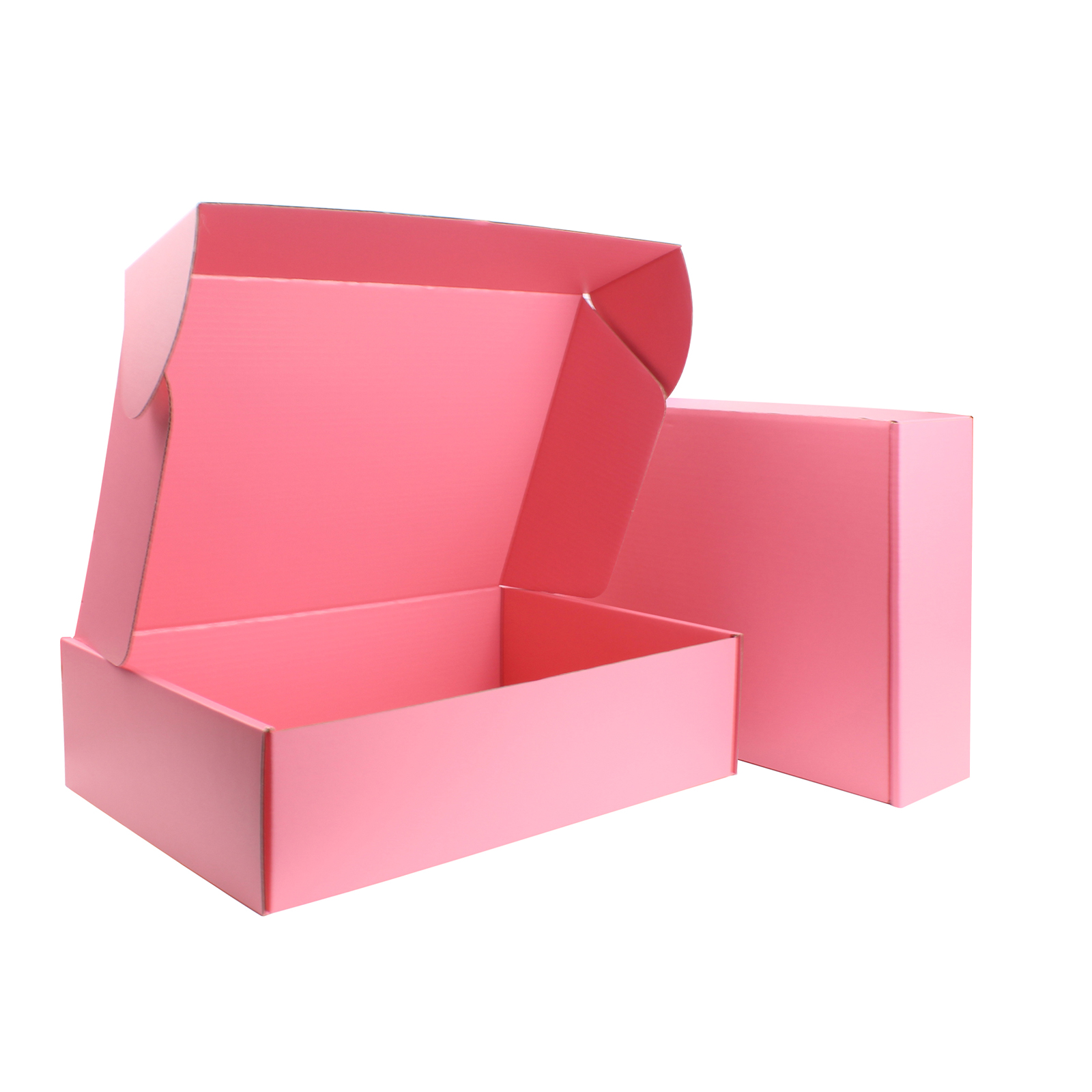 25-25x20x7-T4- Airplane Box - Double sided - Pink