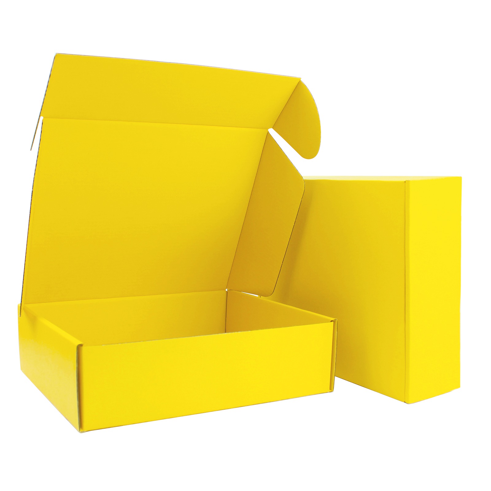 25-25x20x7-T4- Airplane Box - Double sided - Yellow